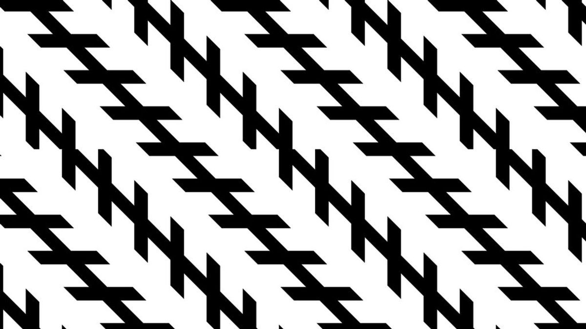 La ilusión óptica de Zöllner: no sabrás si ves las líneas paralelas o inclinadas