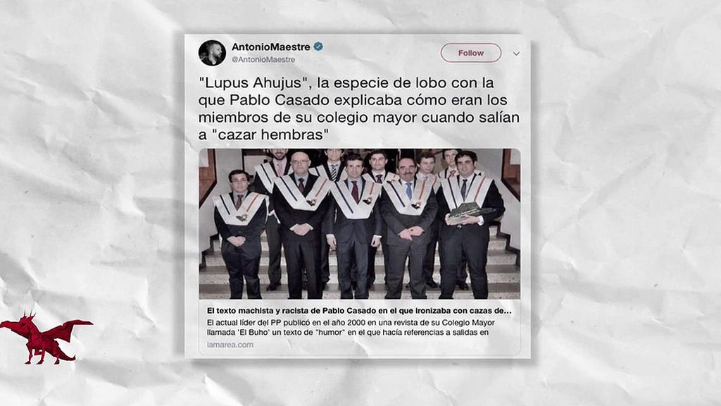 El festival del humor de Pablo Casado: Sus bromas sobre “lobas y zorras”