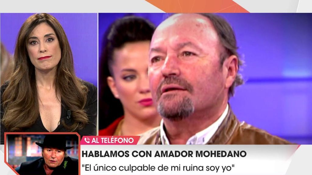 Amador Mohedano, hundido y en la ruina: “Solo tengo para comer puchero”