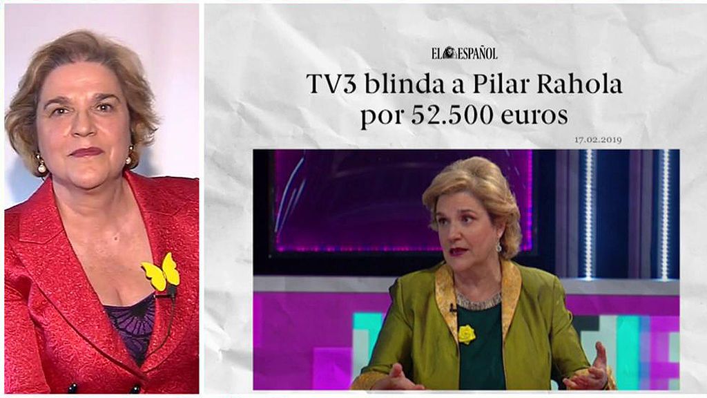 Pilar Rahola explica su ‘sueldazo’ en TV3: “Me pagan 300 euros brutos por cada programa”