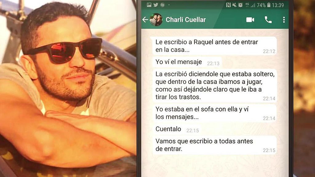 El novio de Raquel (GH DÚO) desvela los mensajes que Antonio Tejado envió a su novia antes de entrar al reality