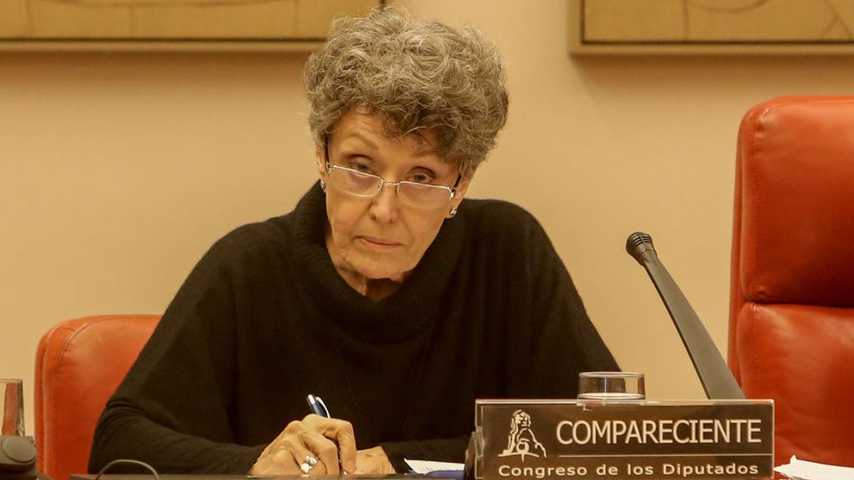 Rosa María Mateo, en la Comisión de Presupuestos del Congreso de los Diputados.