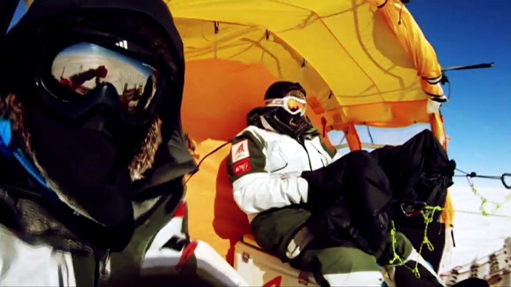 Ramón Larramendi y su equipo crean un "trineo volador" para recorrer el Polo Sur