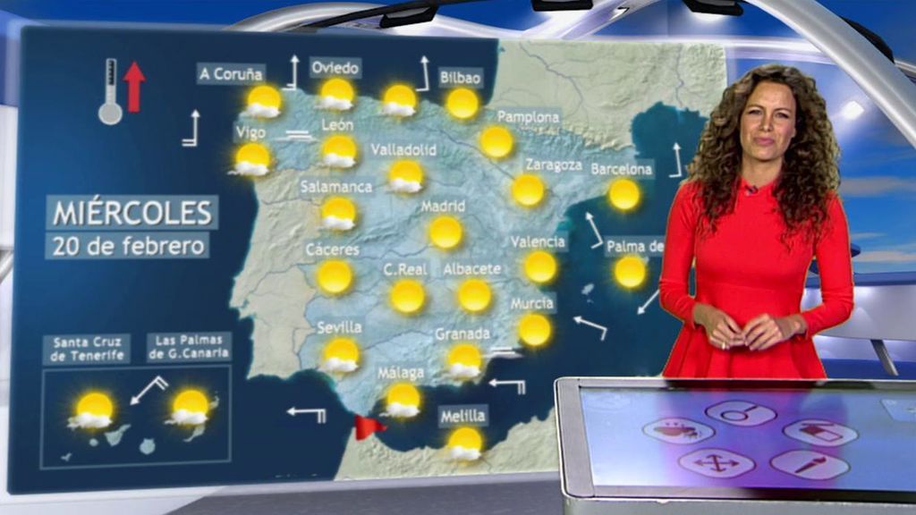 Cielos rasos y más de 15⁰C: el anticiclón se impone con tiempo cada vez más primaveral