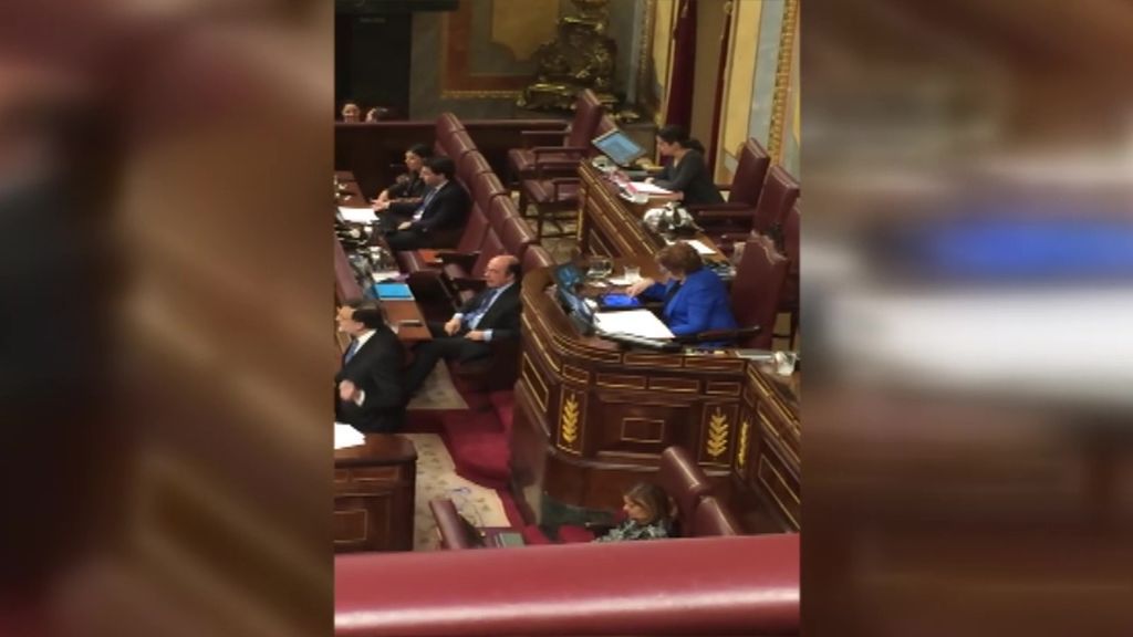 Así pillaron a Celia Villalobos jugando al 'Candy Crush Saga' mientras dirigía el Debate sobre el Estado de la Nación