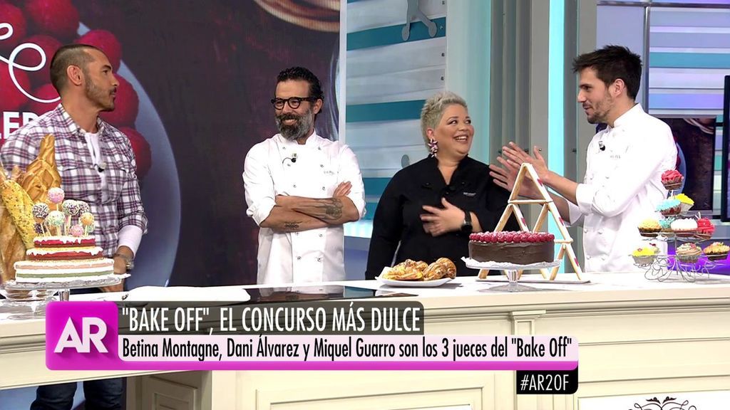 Jesús Vázquez pone el punto dulce en el plató con el jurado de 'Bake Off'