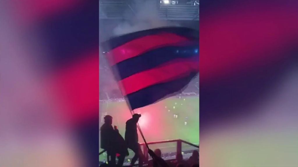 Los Boixos Nois consiguieron entrar en el estadio del Olympique de Lyon