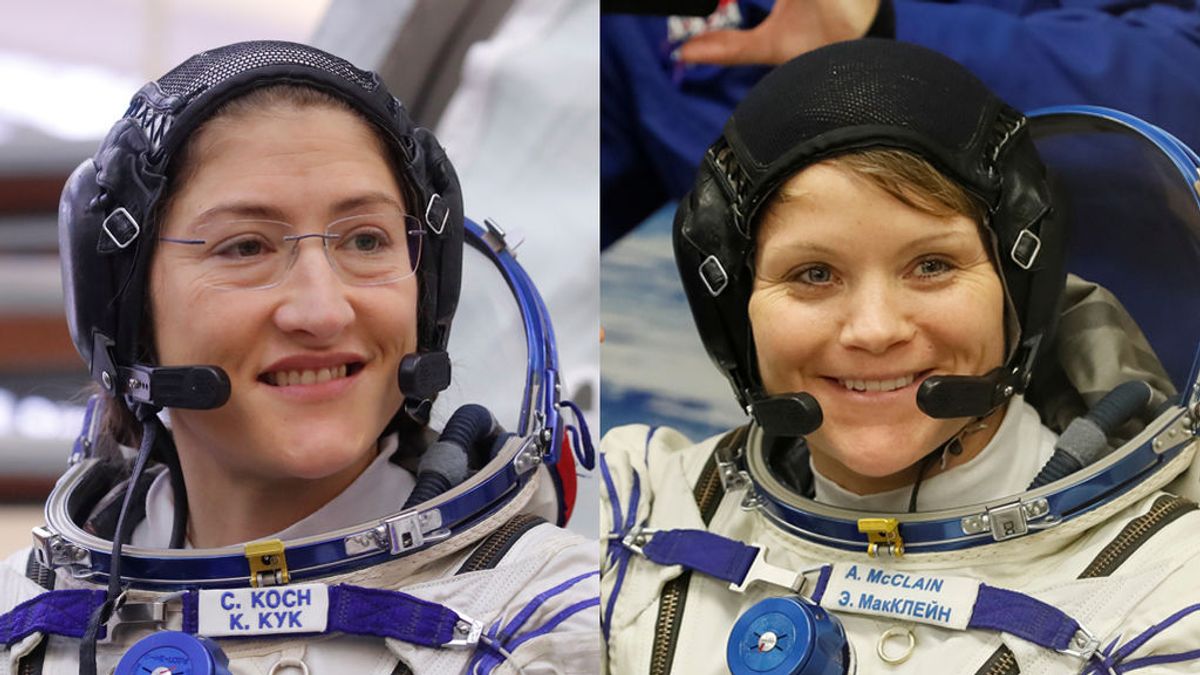Por primera vez en la historia dos mujeres astronautas darán un paseo espacial