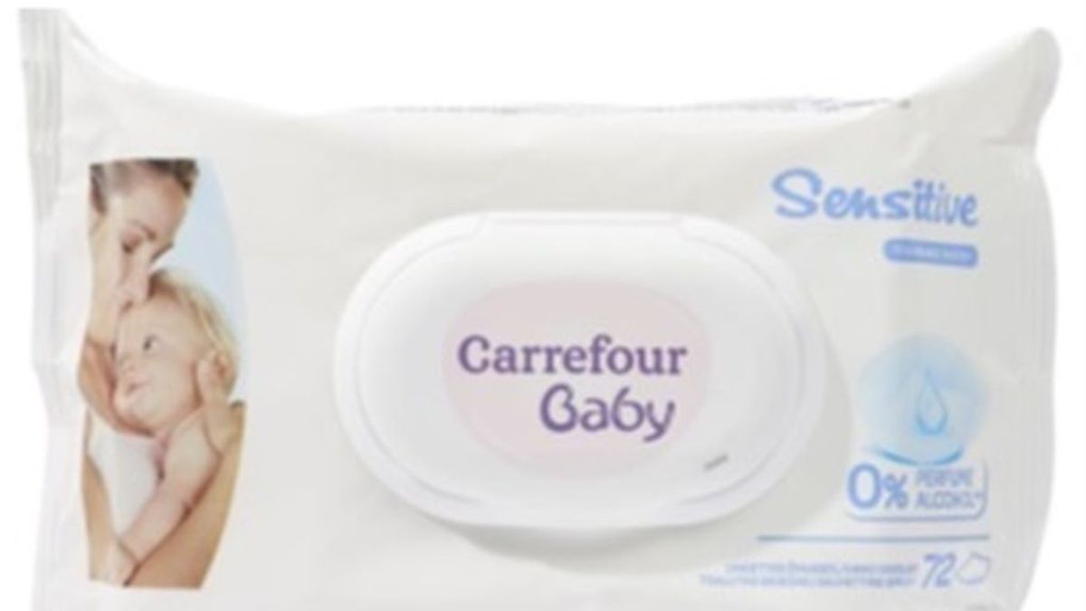 Retiran tres lotes de las toallitas Carrefour Baby Sensitive por una bacteria