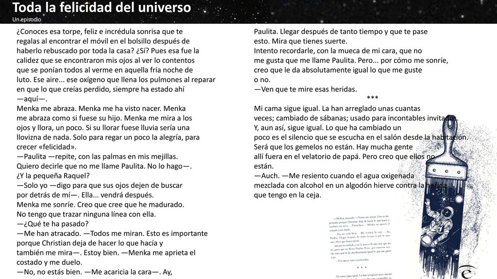 Toda la felicidad del universo