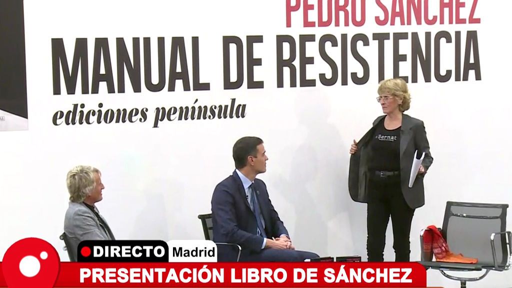 Mercedes Milá explica qué hace en la presentación del libro de Pedro Sánchez