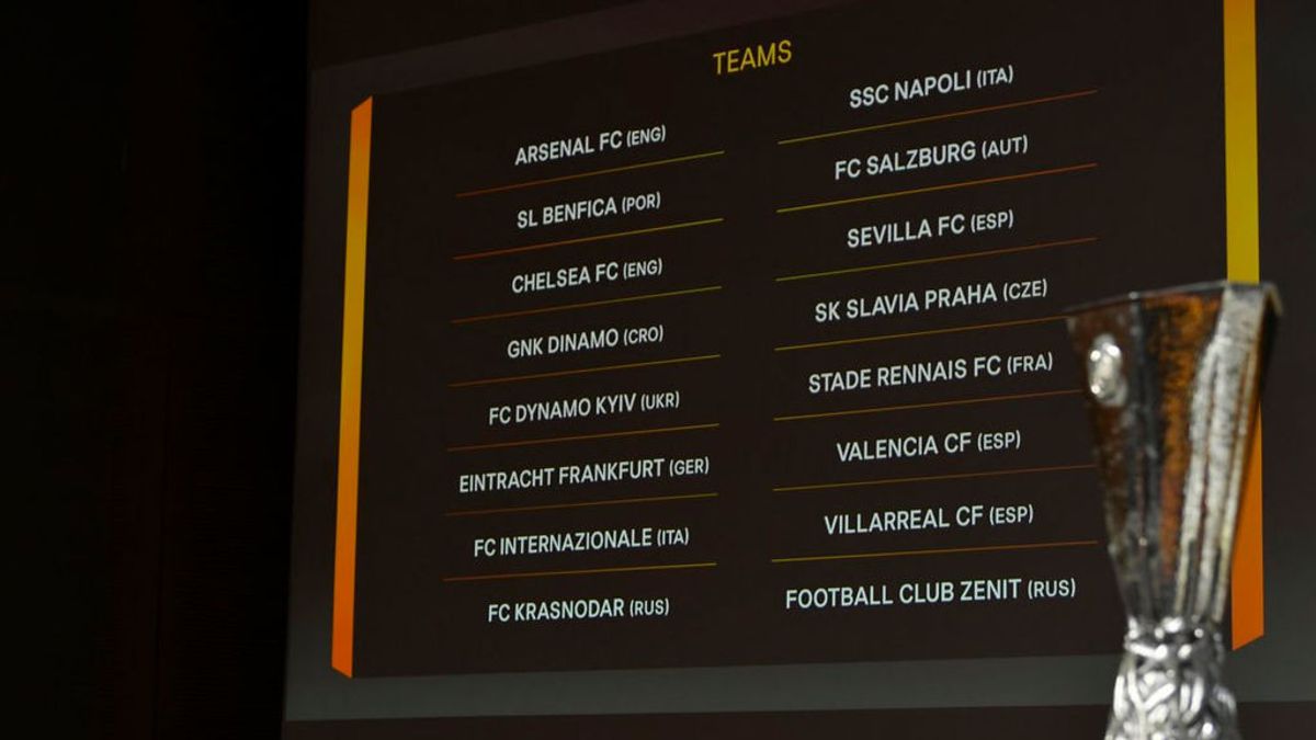 Zenit-Villarreal, Sevilla-Slavia Praga y Valencia-Krasnodar en octavos de la Europa League