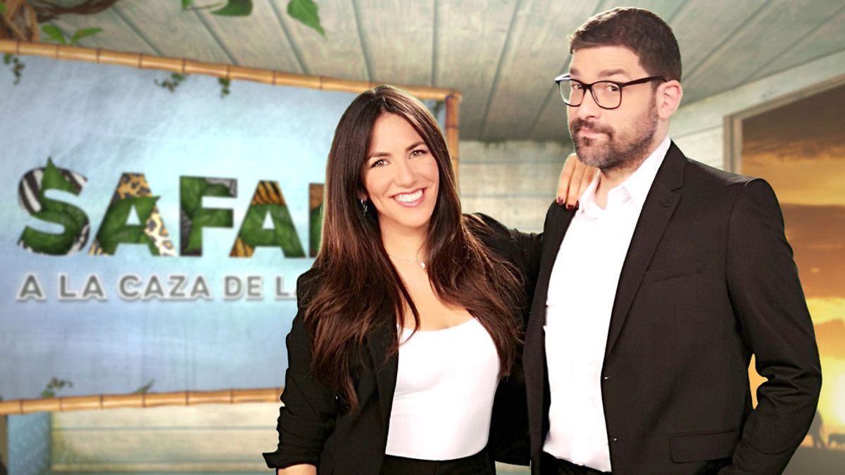 Irene Junquera y Nacho García, presentadores de 'Safari, a la caza de la tele'.