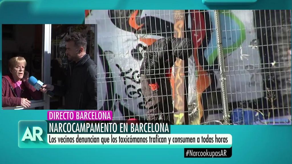 Narcocampamento en el centro de Barcelona: vecinos denuncian a los toxicómanos que consumen y trafican