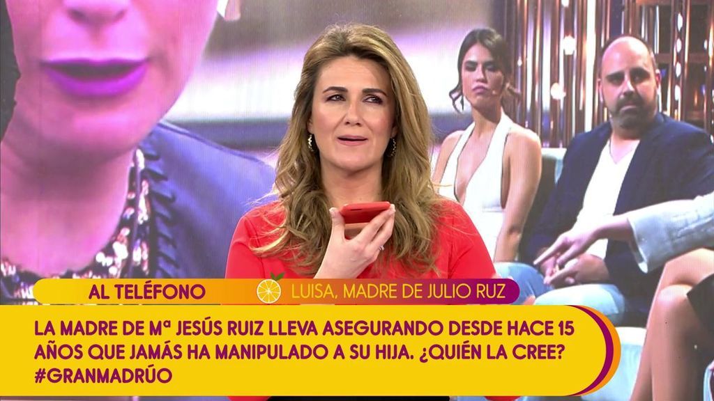 Luisa, Madre de Julio Ruz, acusa a la familia de María Jesús de no preocuparse de su nieta