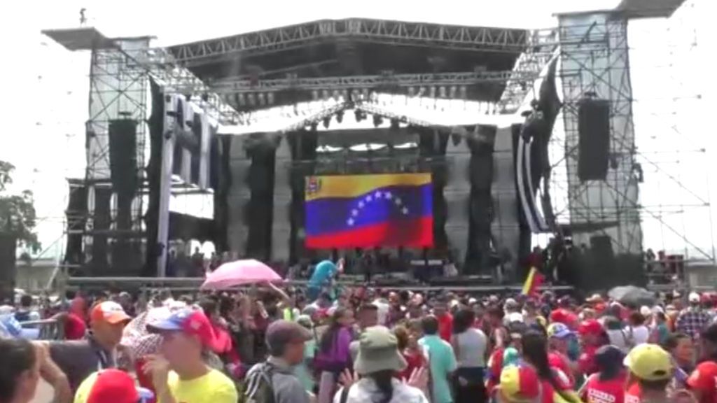 Guerra de conciertos en la frontera de Venezuela con Colombia