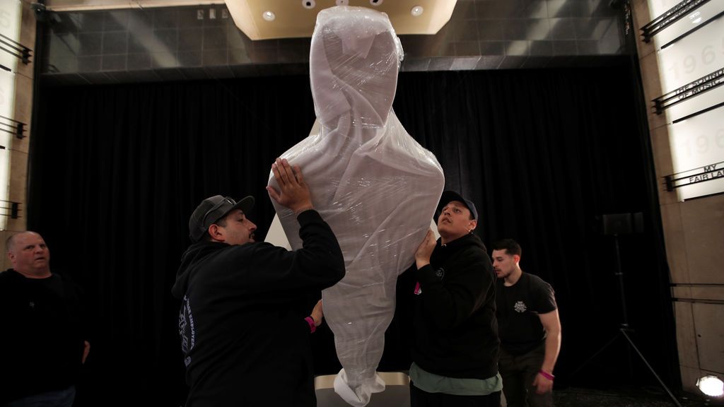 Últiman los preparativos para la noche de los Premios Oscars
