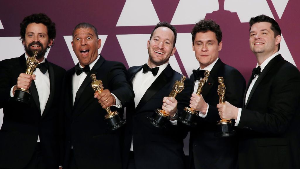 Los premiados de los Oscars 2019 posan con sus galardones