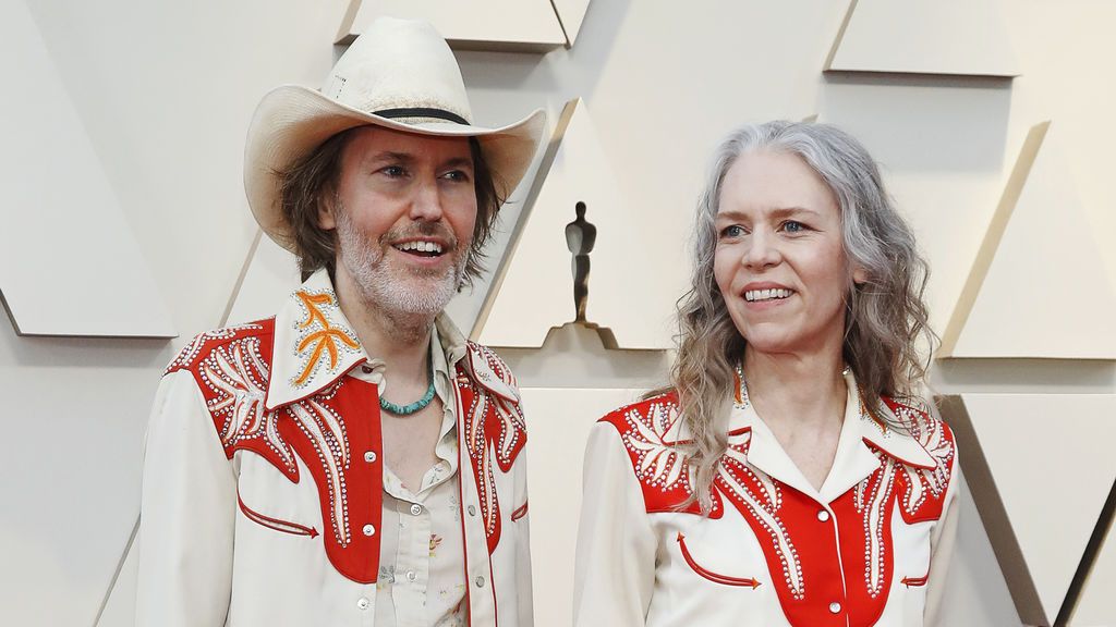 Gillian Welch y David Rawlings, en la alfombra roja de los Premios Oscars 2019