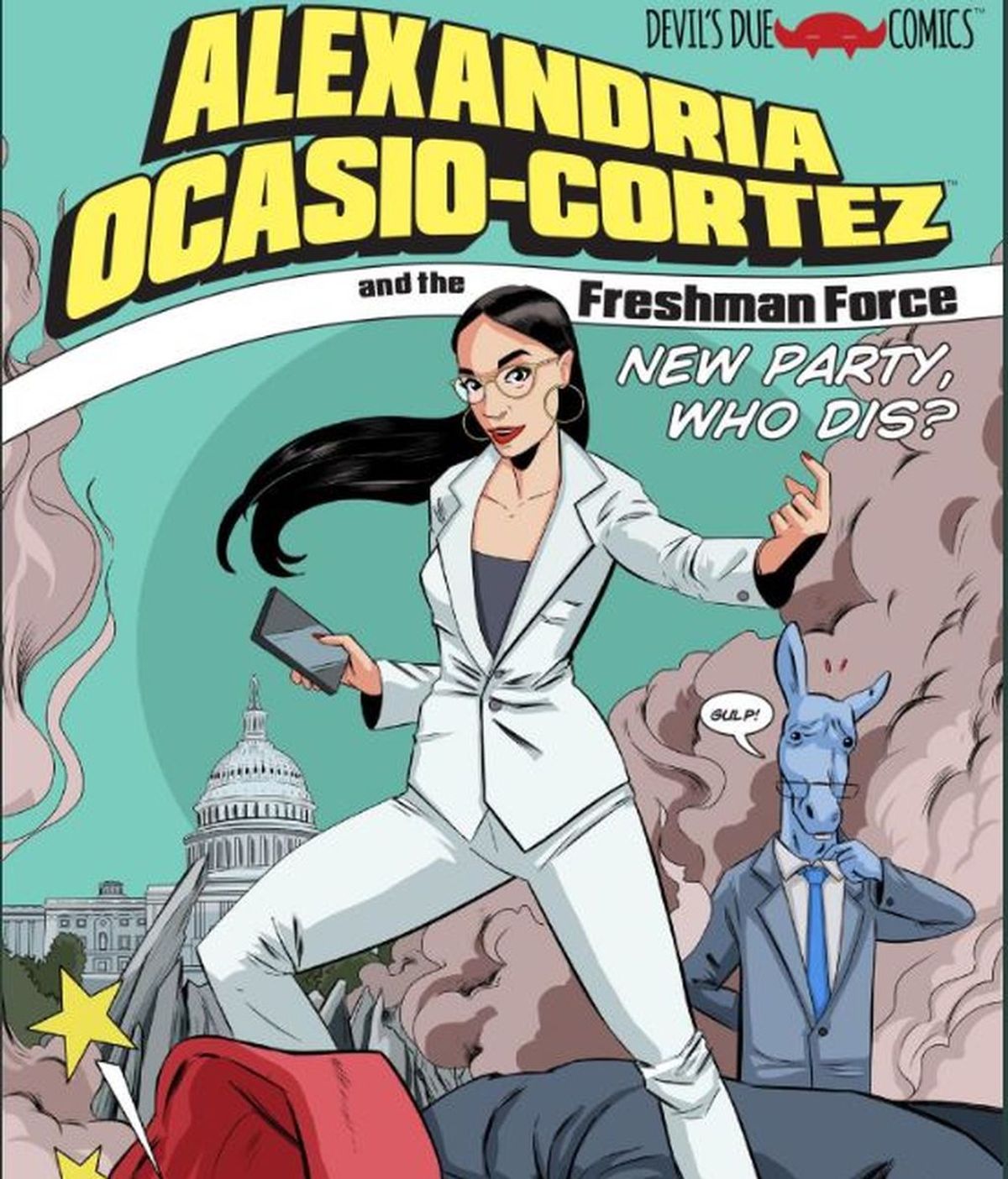 La congresista Ocasio-Cortez, superheroína en un cómic inspirado en ella