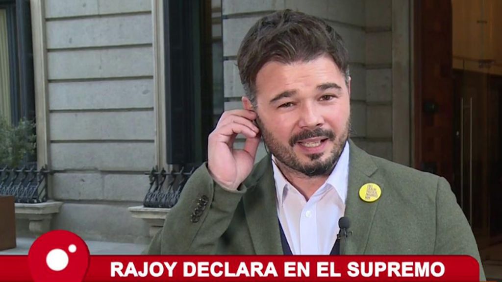Gabriel Rufián: “Echamos de menos a Mariano Rajoy”