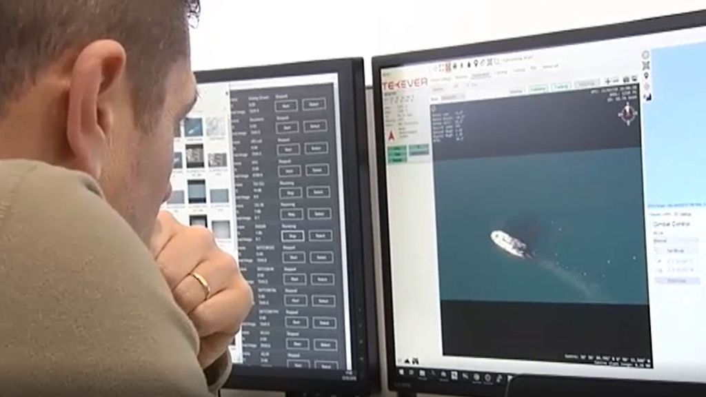 Vigilancia desde el aire: los drones entran en acción en alta mar