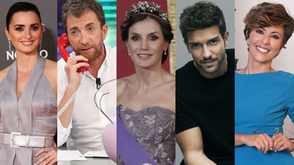 Presentadores, actrices, cantantes… ésta es la pandilla VIP de la Reina Letizia