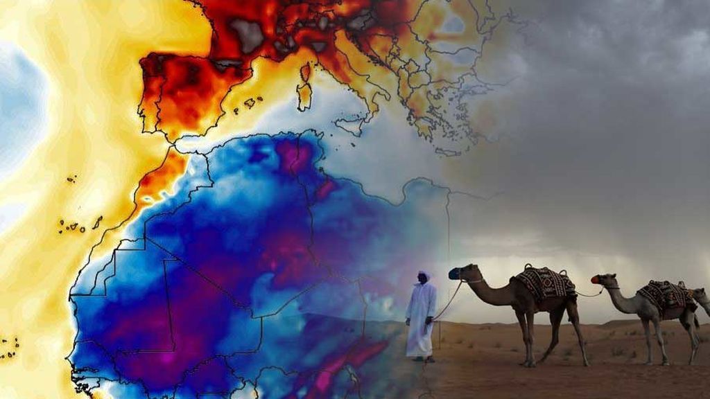 Dipolo térmico: más calor en Europa que en África y anomalías muy locas