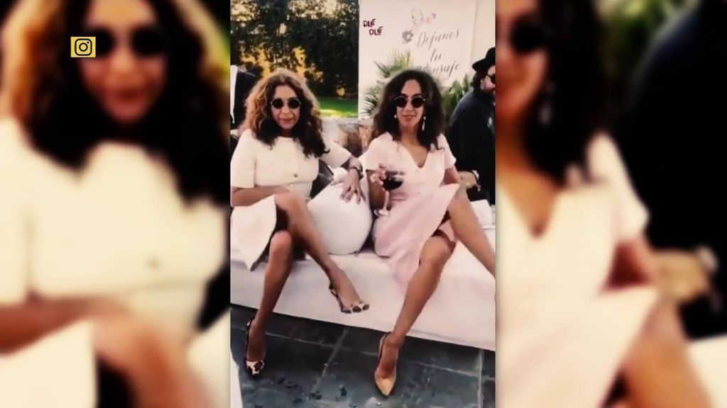 Lolita lo da todo en el bautizo de su nieto Noa: los invitados y las mejores imágenes del evento