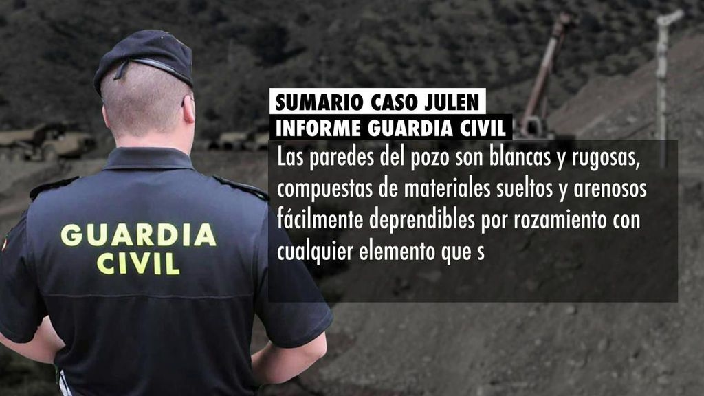 El sumario del caso desvela cómo se formó el tapón de arena tras la caída de Julen al pozo