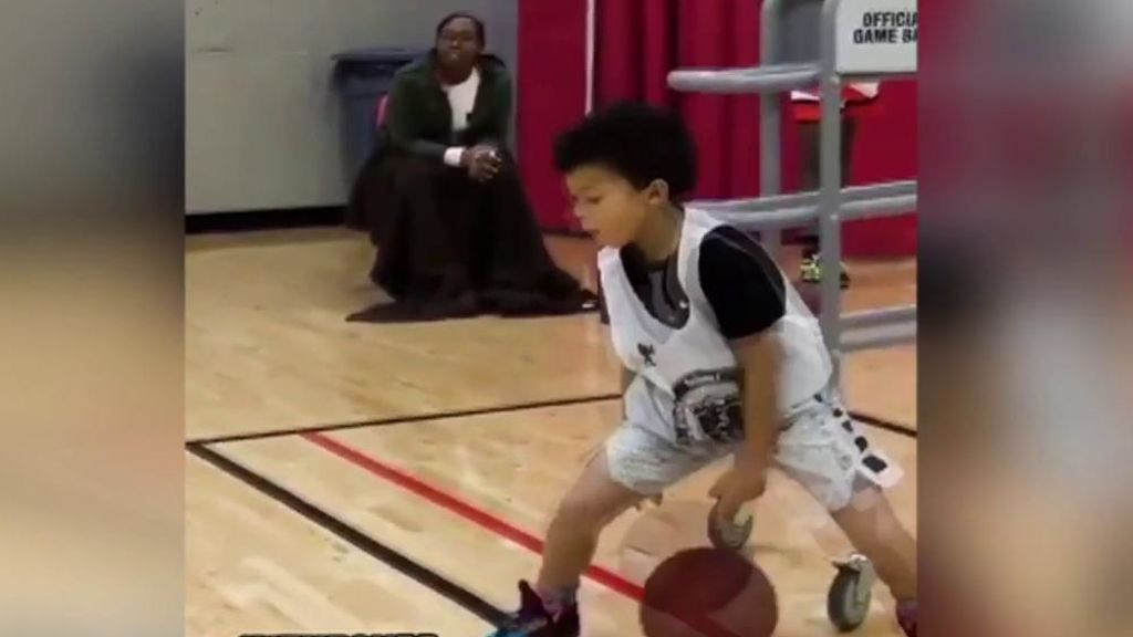 No falla ni una: El increíble vídeo de un niño ensayando para el concurso de triples de la NBA