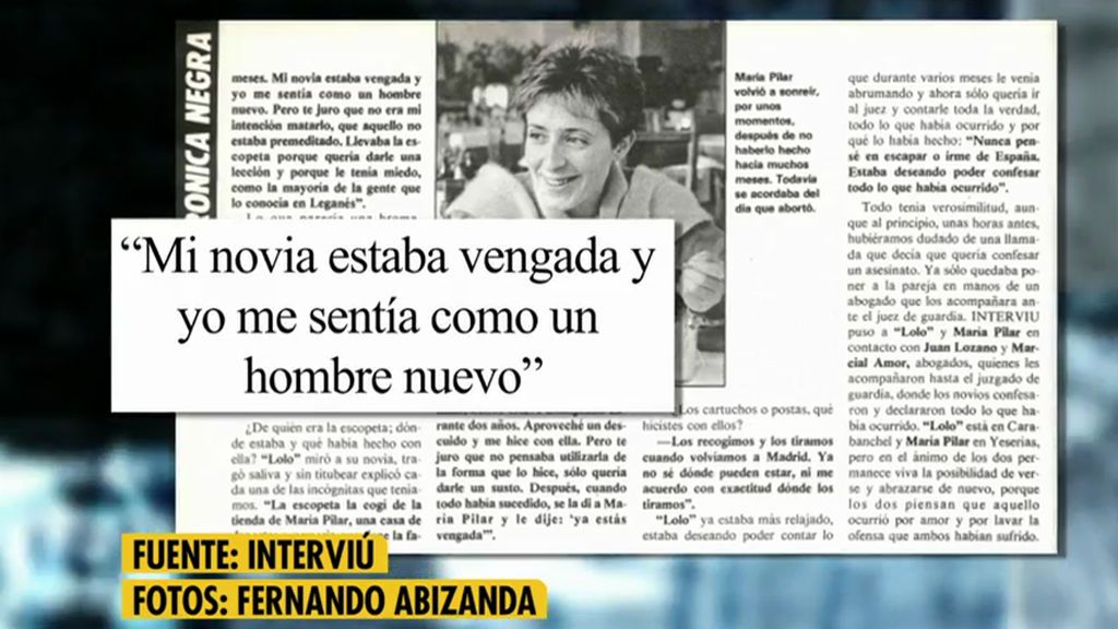 La entrevista que Pilar Baeza y su novio dieron a Interviú después del asesinato