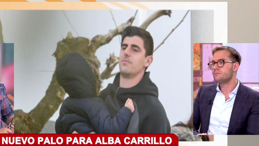 Courtois rompe su relación con Alba Carrillo, según Saúl Ortiz