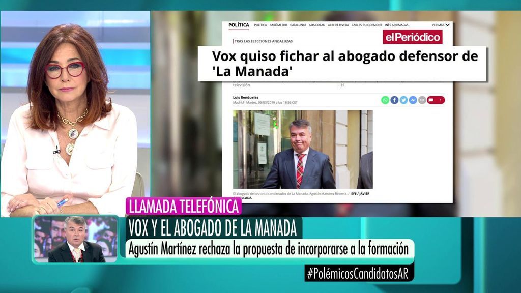 El abogado de 'La Manada',  tras ser invitado a unirse a Vox: “Fui apoderado de Podemos”