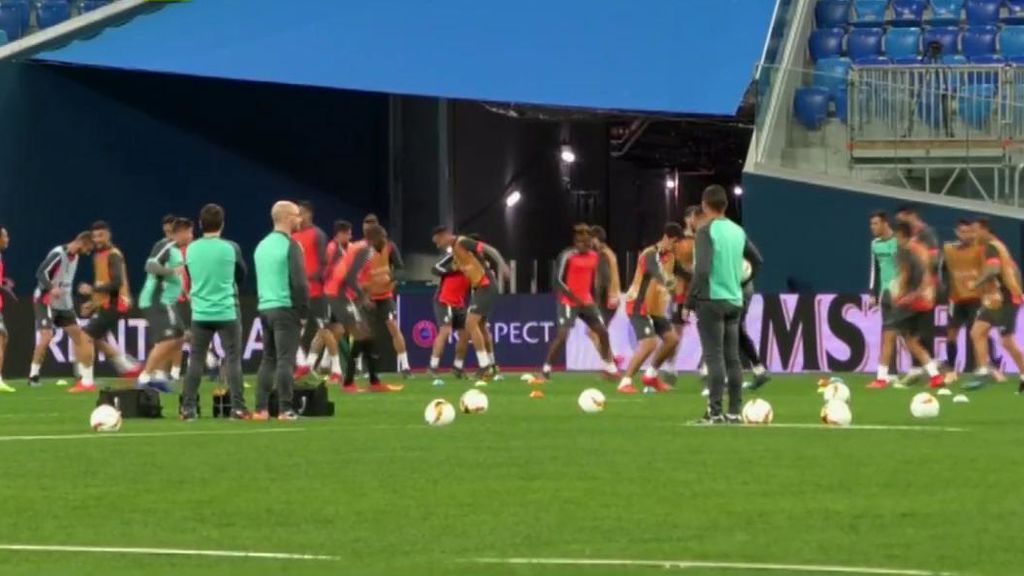 El Sevilla, el Valencia y el Villarreal preparan sus encuentros de la UEFA Europa League