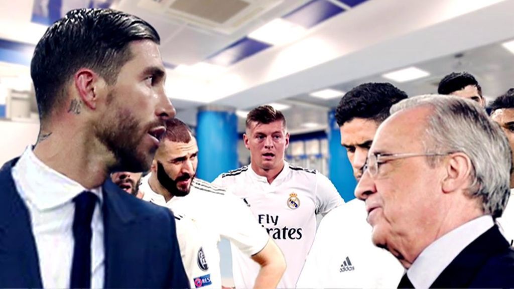 La bronca entre Sergio Ramos y Florentino Pérez en el vestuario del Real Madrid