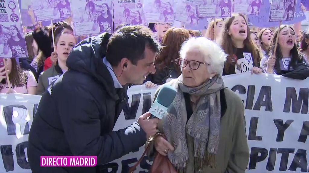 La señora de 87 años que emociona a Ana Rosa: “Hay que luchar para que no les pase como a nosotras”
