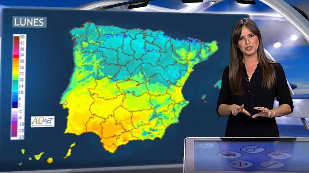 España dividida: paraguas en el norte y gafas de sol en el sur
