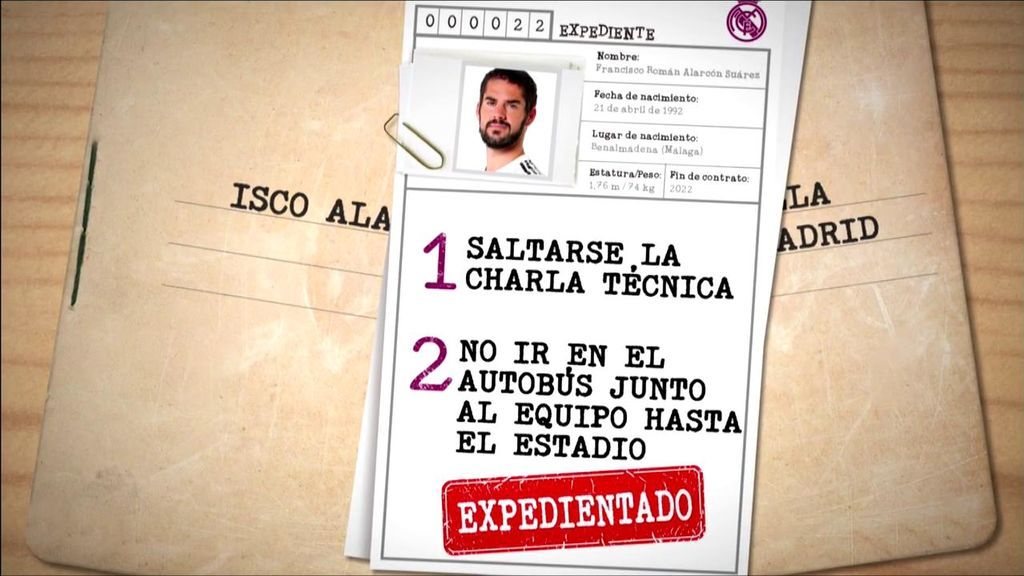 El Real Madrid abre expediente disciplinario a Isco por petición de Solari El Real Madrid abre expediente disciplinario a Isco por petición de Solari