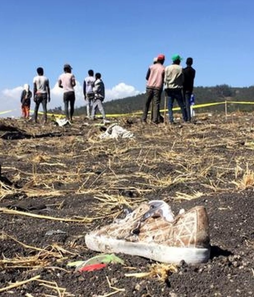 Confirman que no hay supervivientes en el avión que se ha estrellado en Etiopía