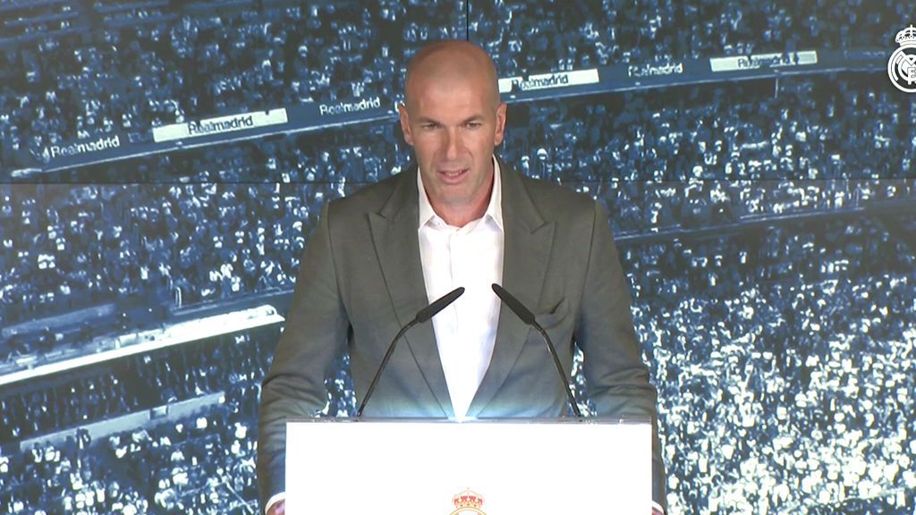Primeras palabras de Zidane como entrenador del Real Madrid: “Vuelvo a casa”