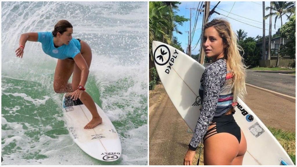 El sufrimiento de Lucía Martiño tras sufrir un corte en el muslo mientras surfeaba El sufrimiento de Lucía Martiño tras sufrir un corte en el muslo mientras surfeaba