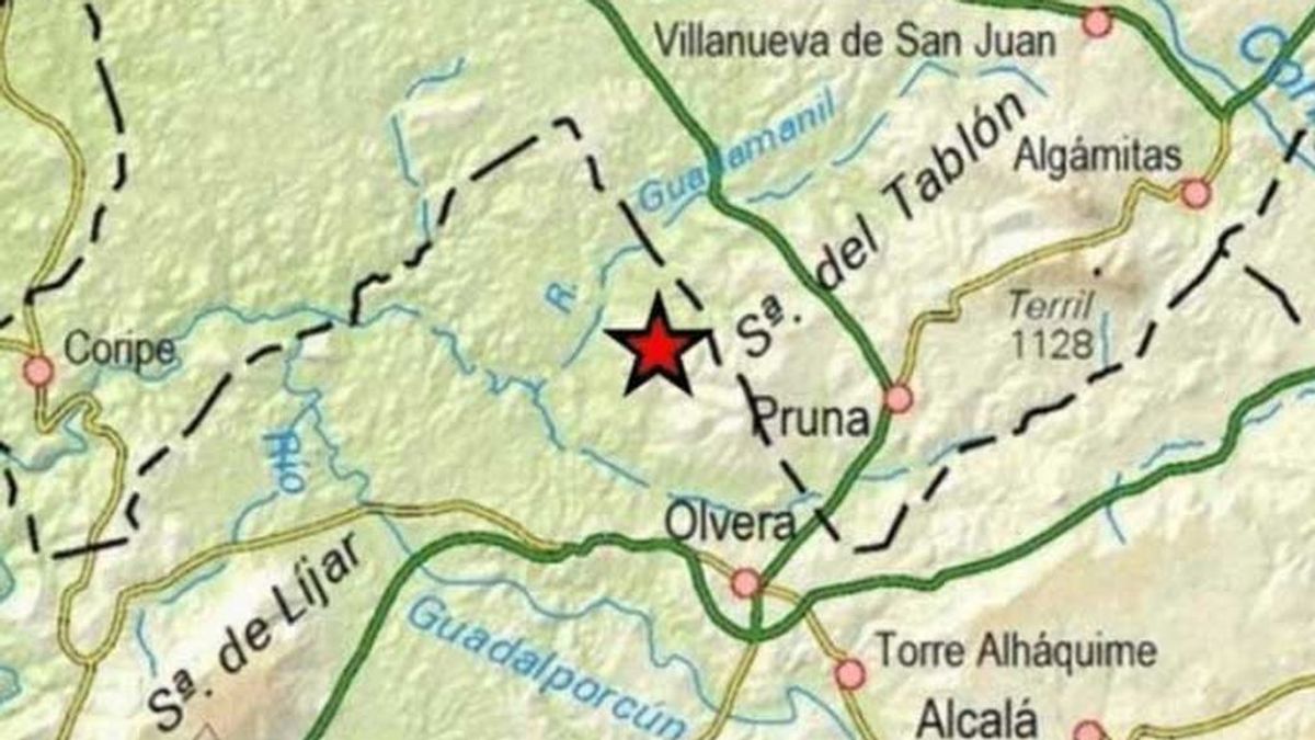 Un terremoto de magnitud 4 hace temblar la localidad gaditana de Olvera