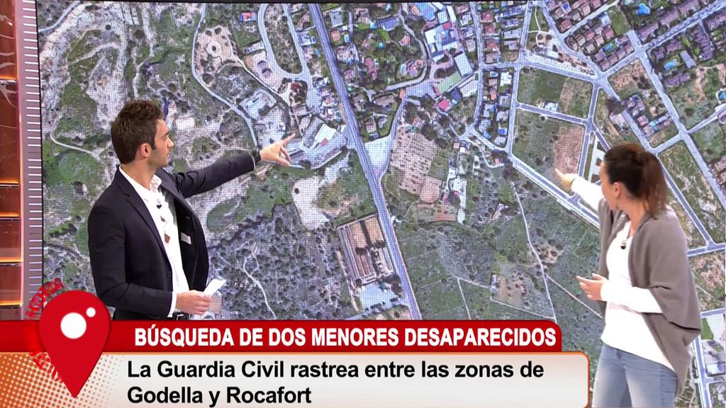 La zona de Valencia en la que se busca a los niños desparecidos está llena de pozos