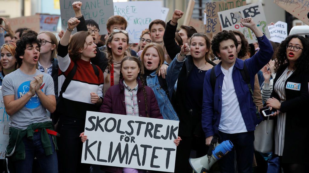 La âgeneraciÃ³n Gretaâ: los jÃ³venes toman las calles en un dÃ­a histÃ³rico en la lucha contra el cambio climÃ¡tico
