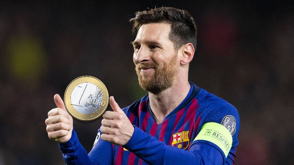 La oferta más surrealista de Wallapop: Venden por 5 euros una moneda de un euro... tocada por Messi La oferta más surrealista de Wallapop: Venden por 5 euros una moneda de un euro... tocada por Messi