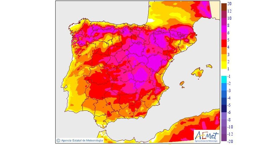 variacion temp viernes