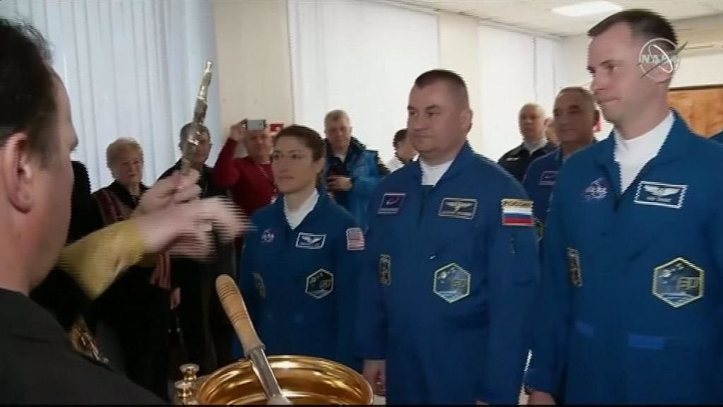 La nave Soyuz ya va rumbo a la Estación Espacial Internacional