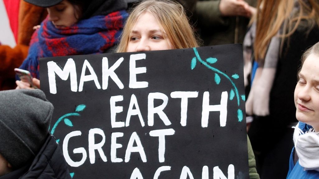 La manifestación contra el cambio climático en el mundo