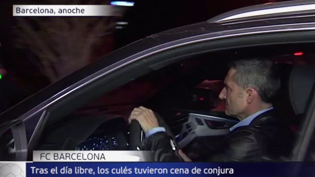 Cena de conjura azulgrana tras la clasificación a cuartos de la Champions